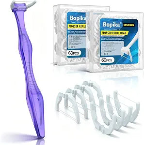 Bopika Long Reach Dental Flosser Starter Kit