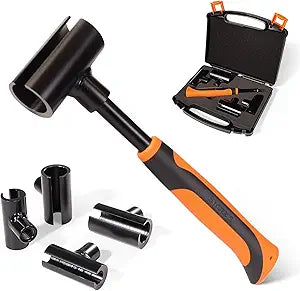 Door Hinge Gap Adjusting Tool Kit,2025 New Upgrade Hinges Gap Adjusting Wrench,4 Size Heavy Duty Steel Door Hinge Repair Tool with Rubber Grip for Alignment Of Doors and Cabinets Etc.