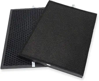 PUREBURG Replacement Filter Compatible with Oransi OV200 Air Purifier Parts RF200, H13 True HEPA and Activated Carbon, Pack of 2
