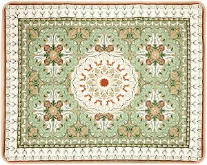 Reusable Dog Pee Pads (2-Pack), Ultra Absorbent & Leakproof, Washable Puppy Training Pads, Non-Slip Backing, 31"x36", Sage Tile Pattern (Sage Tile Pattern)