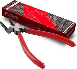 HAUTMEC 7 inch Panel Clip Removal Pliers Multifunction Flush Cut Pliers for Rivet and autobody tools and equipment HT0317