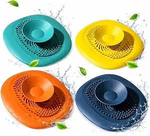 Hair Catcher for Shower, Sink & Bathtub Anti-Clog Drain Hair Trap, Easy Clean Hair Strainer for Bathroom