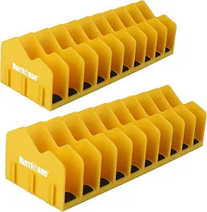 HURRICANE 2-Pack Plier Organizer Rack, 20-Slot Tool Box Organizer with Non-Slip Base, Extendable Drawer Storage for Pliers, Cutters & Hand Tools, Fits 3" High Drawers, Toolboxes and Workbenches