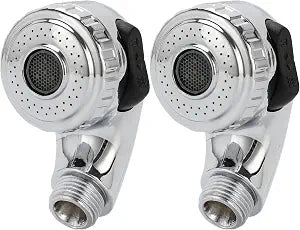 LukLoy 2 Pack Salon Shampoo Bowl Sprayer Head Side Control 2-Mode Switch, High-Pressure Professional Standard G1/2 Handheld Faucet Sprayer Replacement for Salon Sink Hose, Spa & Pedicure Chairs