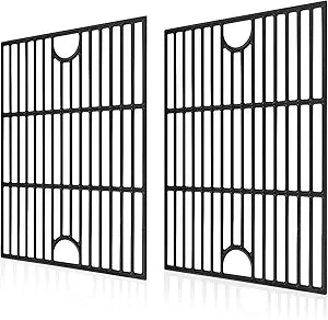 Grill Grates for Nexgrill Home Depot 4 Burner 720-0830H 720-0783E 720-0670C, 17 Inch Cast Iron Cooking Grates Replacement Parts for Charbroil 463241113 463446015 Grill Grates For Outdoor Grill