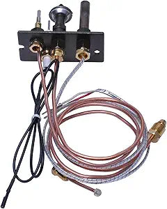 10002264 Propane Natural Gas (NG) SIT Pilot Assembly 3 Way Compatible with HHT, Majestic, Monessen, Temco, Vermont Castings Gas Stoves & Fireplaces