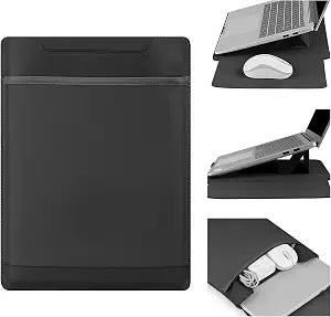 HoYiXi 15-15.6" Laptop Sleeve-Compatible with MacBook Pro 16/15.4'' MacBook Pro 15, Mac Air 15 - Waterproof Soft 15 16 inch pc case for H P, Dell, Acer, Asus,15 inch Laptop case,Black