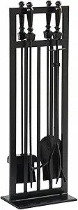 Pleasant Hearth Mission Style 5 Pc. Fireplace Toolset, Metallic