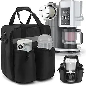 Waterproof Carrying Bag for Ninja Swirl by CREAMi NC701, Portable Travel Storage Bag Case for CREAMi Ice Cream Maker, Side Opening for Easy Access to Machine, Perfect Gifts for Ice Cream Lover