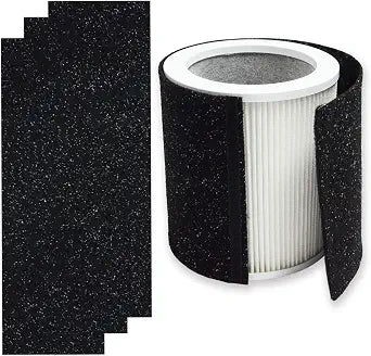 PUREBURG Replacement Filter Set Compatible with Hunter HP670 Air Purifier, H13 HEPA + 4 x Activated Carbon Pre-Filter Air Clean Dust VOCs Odor