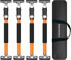 HOLOTHURIAN Cabinet Jack Support Pole, 15.8" - 23.6 inches Third Hand Tools Adjustable Support Pole, 3rd Hand Support System for Upper Cabinet Installation, 400 LB Capacity, 4-Pack