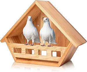 SWANGSA Cedar Mourning Dove Nesting Box, Birdhouses for Outdoor Doves and Other Small Birds