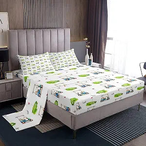 Erosebridal Golf Bed Sheets Set Full Balls Sheet Set Leisure Golf Carts