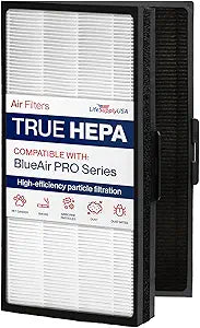 Activated Carbon Folding Filter Compatible with Blueair Pro M, L, and XL Air Purifiers by LifeSupplyUSA