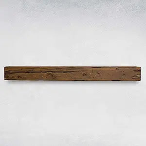 Urbandi Fireplace Mantel, Distressed, Rustic, Floating Shelf, Modern, Real Wood. (60Lx6Hx8D, Provincial)