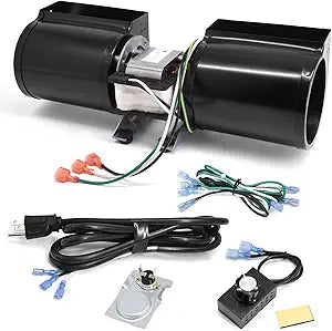 GFK-160 Blower Fan Kit for Heat N Glo,Hearth & Home, Superior,Quadra-Fire, Heatilator, Majestic Fireplace Fan Blower Motor Replacement GFK-160, GFK-160B