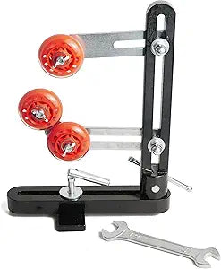 Woodturning Lathe Spindle Steady Rest MC-FS4, Wood Turning Three Wheels Stabilizer Clamping Tool.