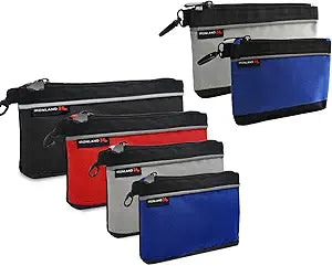 IRONLAND Small Tool Pouches with Zipper Small Tool Bags Waterproof 1680D Tool Pouch Bags for Men Multipurpose Tool Storage Organizer 6 Pack