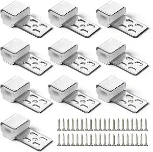 10 PCS Couch Spring Clips, Upholstery Clips for Furniture Spring Clip Ek Clip 15.7"x8.6" Sofa Chair Zig zag Furniture Springs Repair for Chair Couch Sofa Replacement Parts, 40 Screws