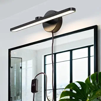 16" Plug in Bathroom Light Fixtures,Vanity Lights Bar,Picture Light