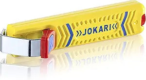 Jokari 10270 Secura Cable Stripping Knife for All Standard Round Cables, No. 27, 13.2cm L x 2.9cm W x 3.5cm H