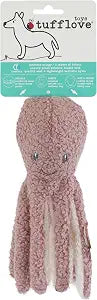Tufflove Octopus Medium, Tough Dog Toy, for Medium to Large Dogs,Pink