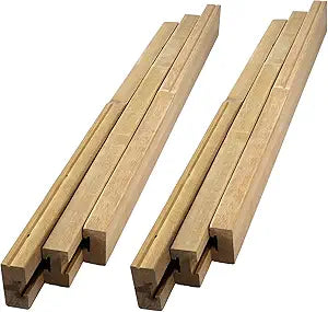 Briwooody 2 Pack 26" Standard Table Extension Slides Set (Allows for Max 52" Opening) for Table with 4 Legs Smooth Extension and Easy Installation,26" L,2.75" W,2.38" H