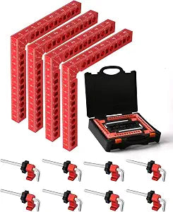 4Pack Corner Clamps for Woodworking for Right Angle Positioning