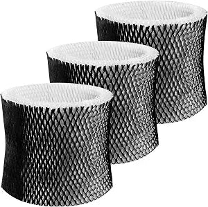 HWF64 Humidifier Filter for Sunbeam Humidifier Filter B, SCM1746, Long-Last & Sturdy, Fits Holmes HM1746, HM-1745 and Bionaire BWF64, 3 Pack