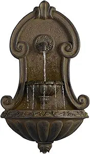 Jeco Muro Elegante Wall Fountain Finish: Copper, Brown, 33 Inch