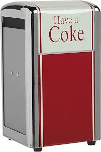 TableCraft Coca-Cola Have A Coke Napkin Dispenser Small