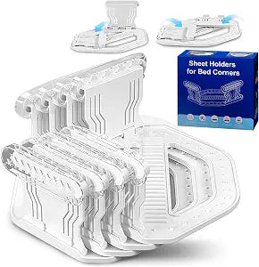 Bed Sheet Holders Heavy Duty Straps Grippers 4Pack