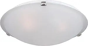Maxim Lighting Maxim 3-Light Flush Mount | Satin Nickel Finish | Transitional Indoor Light Fixture | Ideal for Bedrooms, Hallways & Entryways | Home Decor Ceiling Fixture | Maxim Collection | 2681FTSN