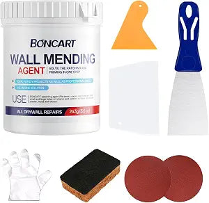 BONCART 8.6Oz Drywall Patch Repair Kit Professional All-in-1 Tool Set