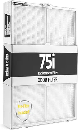 Alen BreatheSmart 75i Filter Replacement - H13 True HEPA - B7- Compatible (Odor)