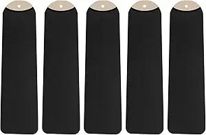 5 Pcs Ceiling Fan Blade Covers, Fits 5-6" W 19.5-22" L, Black