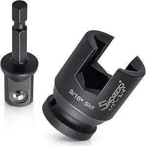 1/2 Drive Multi-Purpose Lineman Socket,with 1/4 Hex Shank,9/16" Slot