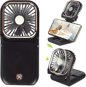 Portable Fan,handheld Fan,Mini Fan,Rechargeable Personal Fan, 3000mAh Battery Operated Cooling 3 in 1 Electric Fan for Travel Camping