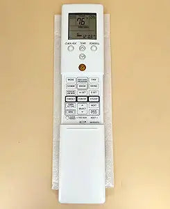 Replacement Remote Control for Fujitsu AIRSTAGE AR-REW1U, Compatible with Air Conditioner Models ASUG09LZAS, ASUG12LZAS, ASUG15LZAS, ASUG09LZBS, ASUG12LZBS, ASUG15LZBS Γ Replaces Part 9352446283