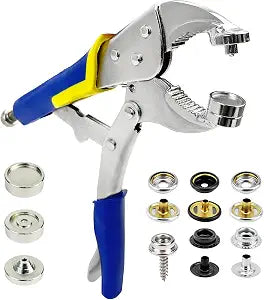 Snap Fastener Tool, 15mm, 60 Sets