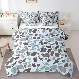 Erosebridal Mallard Duck 7 Piece Comforter Set Full Bed in A Bag