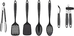 Cuisinart CTG-00-7OTS 7Pc Oceanware Tool and Gadget Set,Black