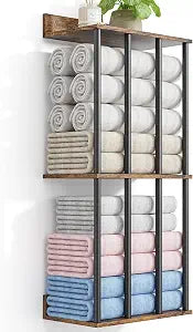 Towel Racks for Bathroom Wall Mounted, Updated 4 Bar Wall Towel Holder