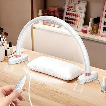 Yokilly Arc Half Moon Light: 180 No Flicker & Shadow-Free Desk Lamp