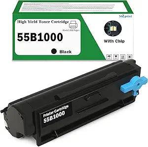 55B1000 Black Toner Cartridge with Chip Compatible Lexmark 55B1000 Toner Use for Lexmark MS331 MS431 MX331 MX431 MX432 MS331dn MS431dn MS431dw MX331adn MX431adn MX431adw MX432adwe Printer Ink