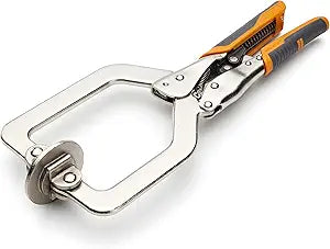 BORA Auto Adjust 3 inch Locking Vise Grip Clamp - Heavy Duty Welding Clamps with Comfortable Grips Perfect C Clamp for Woodworking, Welding, and Metalworking - BR-G060201