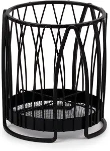 Spectrum Diversified Twist Round Utensil Holder, Black