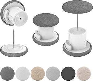 Duvet Clips to Hold Comforter Inside 6Pack Black, Non-Slip Fasteners to Hold Comforter in Place, Prevent Shifting for Bedding Sheets Quilts Blankets, Double-Sided Soft Fabric Pins (Medium Grey)