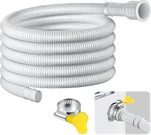 Saillong Patent Pending Dehumidifier Drain Hose, 3/4 Inch FHT,White