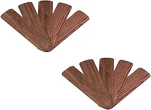 Wellington 42-Inch Oak/Walnut Replacement Fan Blades, Five-Pack (2 Pack)